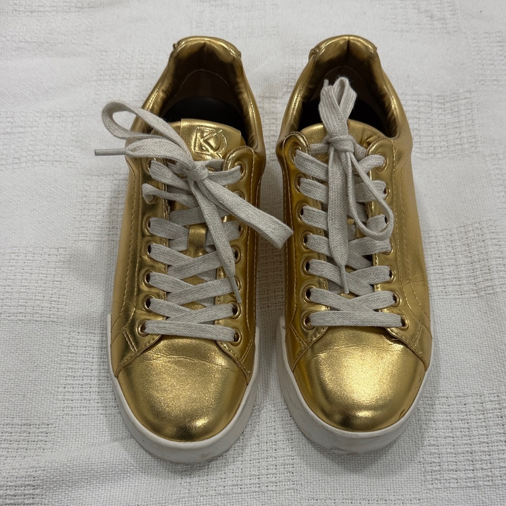 Donna Karan Gold Women's Sneakers